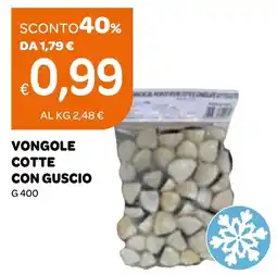 Ekom Vongole cotte con guscio offerta