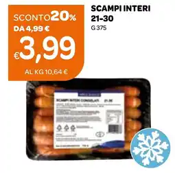 Ekom Scampi interi 21-30 offerta