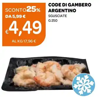 Ekom Code di gambero argentino sgusciate offerta