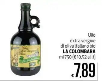 Maxi Supermercati La Colombara Olio extra vergine di oliva italiano bio 750ml offerta