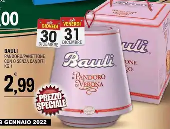 Bauli Pandoro/Panettone Con o Senza Canditi