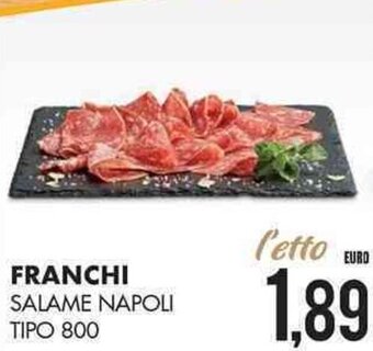 Mazzeo Giocattoli Franchi Salame Napoli Tipo 800 offerta