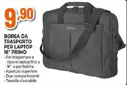 Extracoop Borsa da trasporto per laptop 16" primo offerta