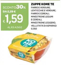 Ekom Zuppe KOME TE offerta