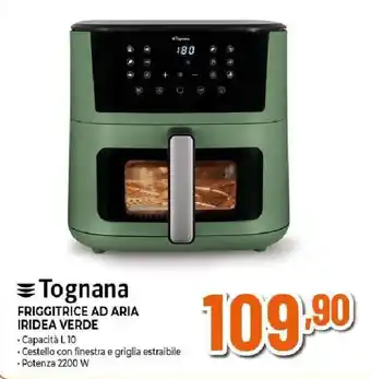 Tognana friggitrice ad aria iridea verde