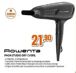 Extracoop Rowenta PHON STUDIO DRY CV581L offerta