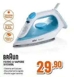 Extracoop BRAUN FERRO A VAPORE SI1050BL offerta