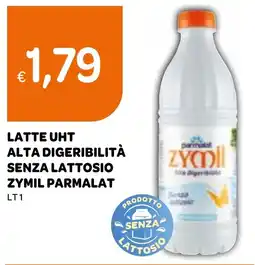Ekom Latte uht alta digeribilità senza lattosio zymil PARMALAT offerta