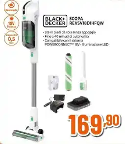 Extracoop BLACK+DECKER SCOPA REVSV18D1HFQW offerta