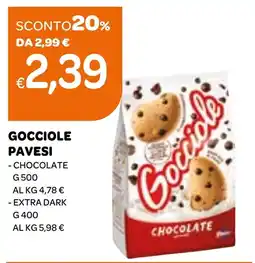 Ekom Gocciole PAVESI offerta