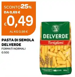 Ekom Pasta di semola DELVERDE offerta
