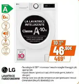 Extracoop LG LAVATRICE F4R3010NSWW offerta