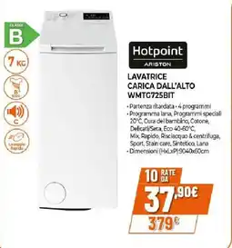 Extracoop Hotpoint LAVATRICE CARICA DALL'ALTO WMTG725BIT offerta