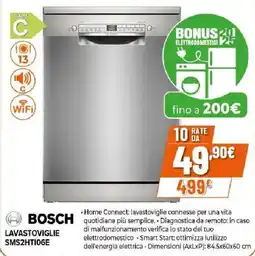 Extracoop BOSCH LAVASTOVIGLIE SMS2HTI06E offerta