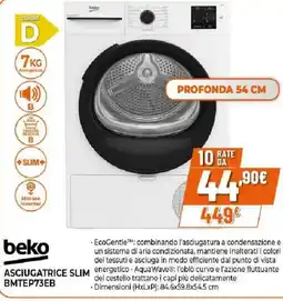 Extracoop beko ASCIUGATRICE SLIM BMTEP73EB offerta