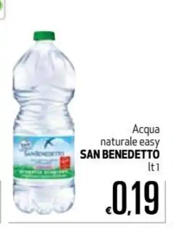 Maxi Supermercati San Benedetto Acqua naturale easy 1lt offerta