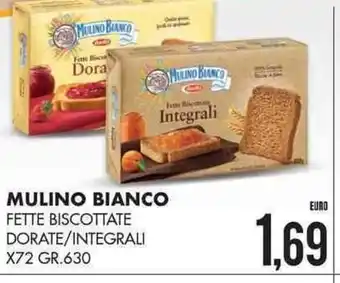 Mazzeo Giocattoli Mulino Bianco Fette Bicottate Dorate/Integrali x 75 offerta