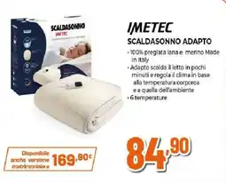 Extracoop Imetec scaldasonno adapto offerta