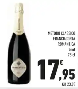 Conad Metodo classico franciacorta romantica brut offerta