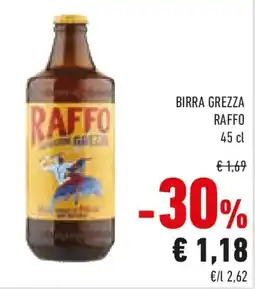 Conad Birra grezza RAFFO offerta