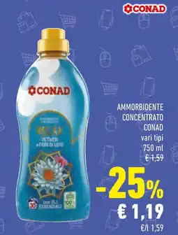 Conad Ammorbidente concentrato CONAD offerta