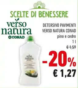 Conad Detersivo pavimenti VERSO NATURA CONAD offerta