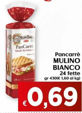 Maxi Supermercati Mulino Bianco Pancarré 24 fette offerta