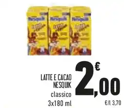 Conad Latte e cacao NESQUIK offerta