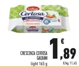 Conad Crescenza certosa GALBANI offerta