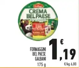 Conad Formaggini bel paese GALBANI offerta