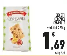 Conad Biscotti cereabel CAMPIELLO offerta