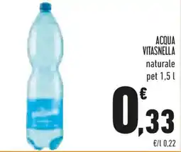 Conad Acqua vitasnella naturale offerta