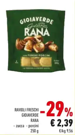 Conad Ravioli freschi GIOIAVERDE RANA offerta