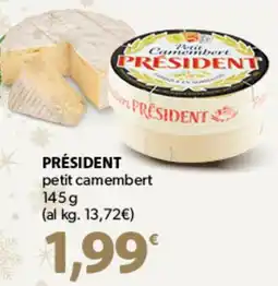 Famila Superstore PRÉSIDENT petit camembert offerta