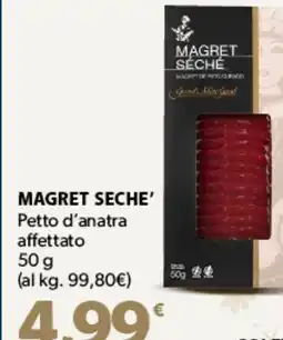 Famila Superstore MAGRET SECHE' Petto d'anatra affettato offerta
