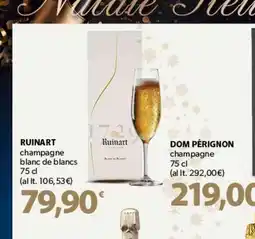 Famila Superstore RUINART champagne blanc de blancs offerta