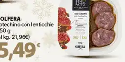 Famila Superstore GOLFERA cotechino con lenticchie offerta