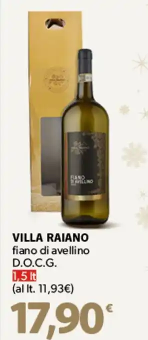 Famila Superstore VILLA RAIANO fiano di avellino D.O.C.G. offerta