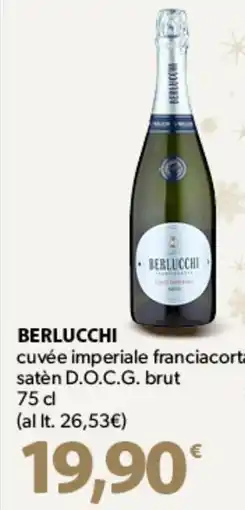 Famila Superstore BERLUCCHI cuvée imperiale franciacorta satén D.O.C.G. brut offerta