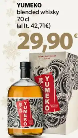 Famila Superstore YUMEKO blended whisky offerta