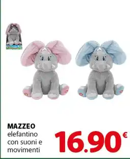 Famila Superstore MAZZEO elefantino con suoni e movimenti offerta