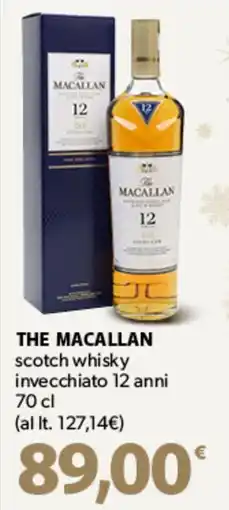 Famila Superstore THE MACALLAN scotch whisky invecchiato 12 anni offerta