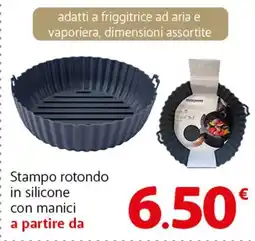 Famila Superstore Stampo rotondo in silicone con manici offerta