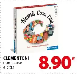 Famila Superstore CLEMENTONI nomi cose e città offerta
