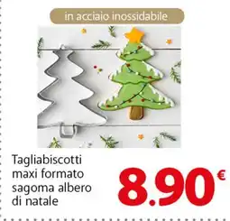 Famila Superstore Tagliabiscotti maxi formato sagoma albero di natale offerta