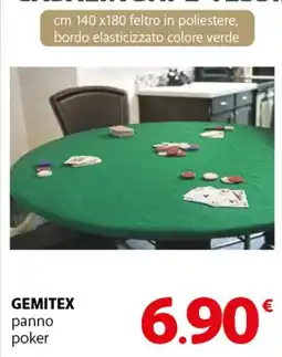 Famila Superstore GEMITEX panno poker offerta