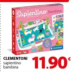 Famila Superstore CLEMENTONI sapientino bambina offerta