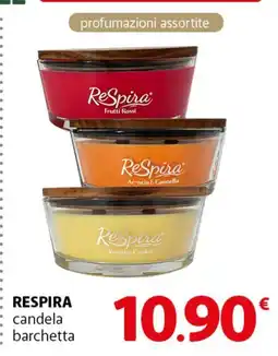 Famila Superstore RESPIRA candela barchetta offerta