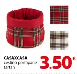 Famila Superstore CASAXCASA cestino portapane tartan offerta