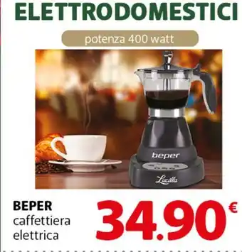 Famila Superstore BEPER caffettiera elettrica offerta